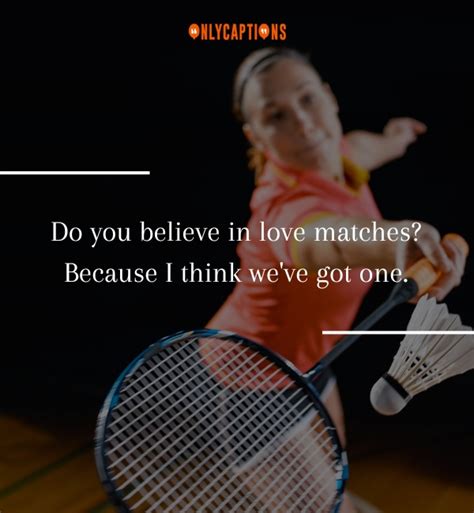 Badminton Pick Up Lines .